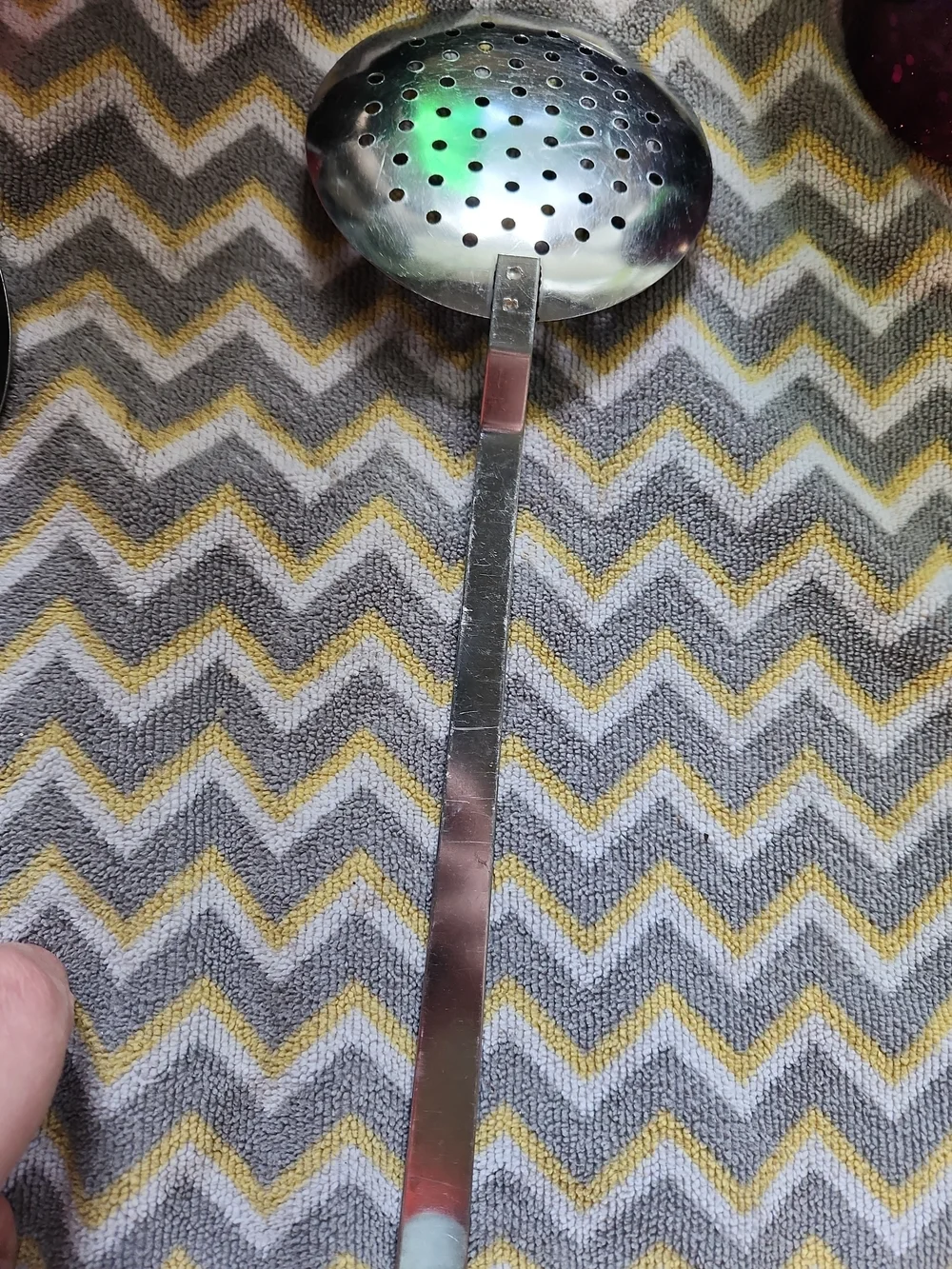 Stainless Steel Perforated Skimmer Spoon